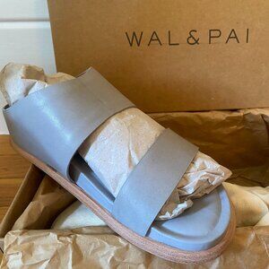 Wal & Pai | Formosa Slide Sandal | Size 38M 7.5 | Concrete